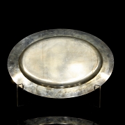 Reed & Barton 镀银托盘，“Buckingham”，约 1950 年 - 2