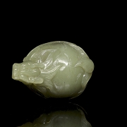 Jade figurine ‘Dragon Turtle (Bixi)’, 20th century