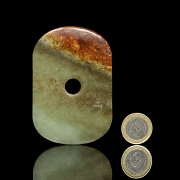 Colgante de jade tallado, cultura Hongshan