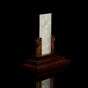 Placa de jade blanco 