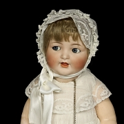 Muñeca de porcelana de carácter Kämmer & Reinhardt / Simon & Halbig, Alemania, c. 1914-1920