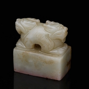 Sello de jade blanco