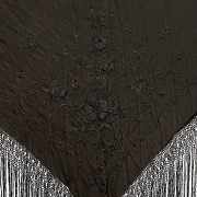 Mantón de Manila negro, s.XX