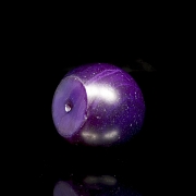 Cuenta de ágata morada, dinastía Liao