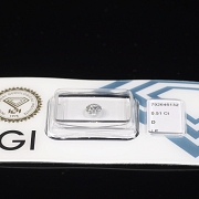 Diamante natural talla brillante, 0.51 ct, certificado IGI