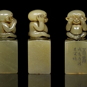 Tres sellos de shoushan