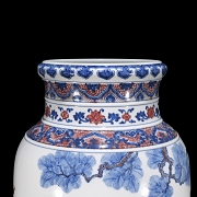Jarrón de porcelana esmaltada 