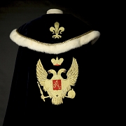 Ceremonial cloak with double-headed eagle, 20th century