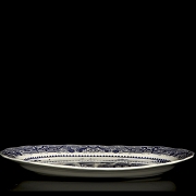 Oval Willow Pattern tray, 19th century - 5
