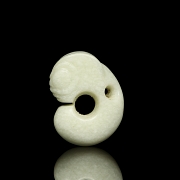 Colgante de jade blanco