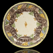 三件套釉面陶瓷盘，20世纪