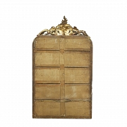 Espejo con marco dorado estilo Luis XV, s.XX