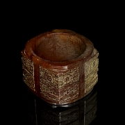 Cong de jade tallado, cultura Liangzhu