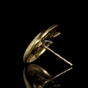 Pendientes de oro amarillo de 18 kt con diamantes