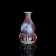 Jarrón de cerámica esmaltada 