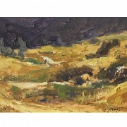 Fermin Alegre (1947-1996) “Countryside Landscape”