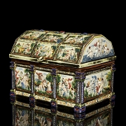 Capodimonte “Porcelain chest,” 20th century