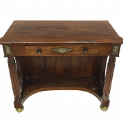 Pair of Empire-style consoles, 19th century