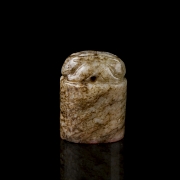 Carved jade seal ‘Rabbit’, Ming dynasty