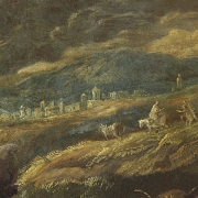 18th-century European school “Scene of shepherds”