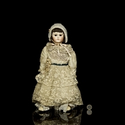 Doll with porcelain head, Germany, late 20th century - 6