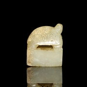 Sello de jade blanco 