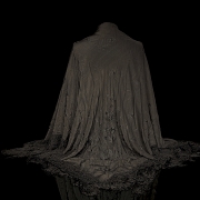 Mantón de Manila negro, s.XX