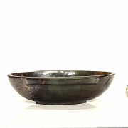 Recipiente de jade verde, dinastía Han