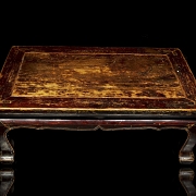 Mesa baja de té de madera, s.XIX-XX