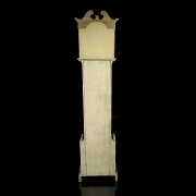 Reloj de antesala Grandfather estilo Chinoiserie, 'Tempus Fugit', c. 1970-1980