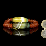 Pulsera de cuentas de ágata con 