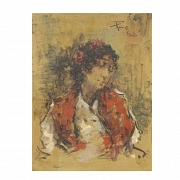 Spanish School (20th century) ‘Female Portrait’