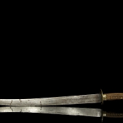 'Shuangdao’ silver-plated metal sword, 20th century - 1