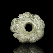 Carved jade figure ‘Frog’, Zhou dynasty - 5