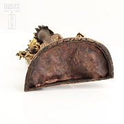 鎏金铜马头明王像 - 8