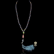 Collar de cuentas de liulí, dinastía Qing