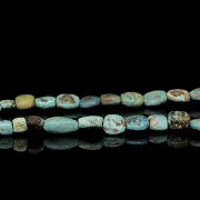 Collar de cuentas de turquesa, cultura baja de Xiajiadian