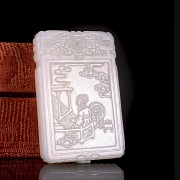 Placa de jade blanco de Hetian