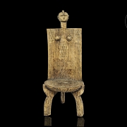 Trono de madera Liguru, Africa, s.XX