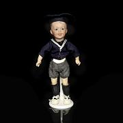 Porcelain figurine, ‘The Laughing One’, SFBJ, France, c. 1910–1920
