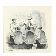 Rafael Garrich (1930–1994) ‘Catechism Lesson’, 20th century