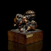 Sello de madera
