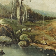 José Morales Alarcón (1901-?) “Road Along the River”