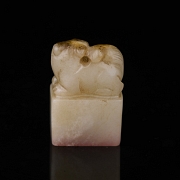 Sello de jade blanco