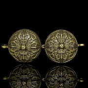 Pequeña caja de bronce, Tíbet, s.XIX-XX
