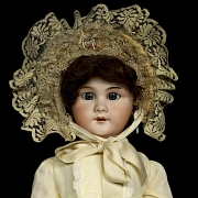Muñeca de porcelana, serie de exportación D. E. P., Alemania, c. 1895-1905