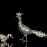 Dos figuras de plata 