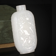 Botella de rapé de jade de Hetian 