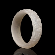 Brazalete de ágata rosa