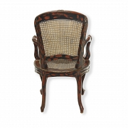 Louis XV style cane armchair, late 19th century - 2